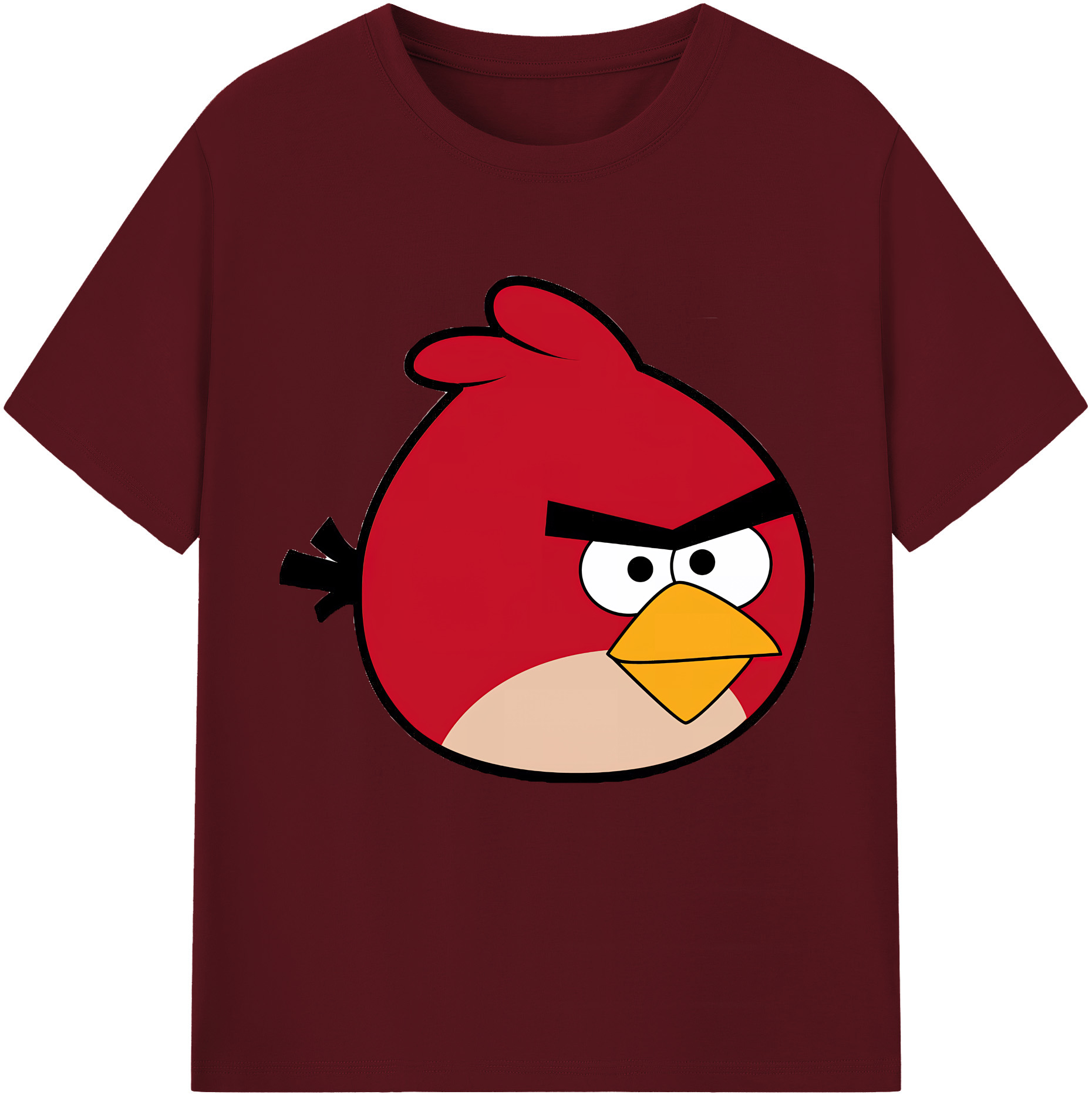 （画像用） Angry Birds アングリーバード 綿100％半袖Tシャツ（フロントプリント）